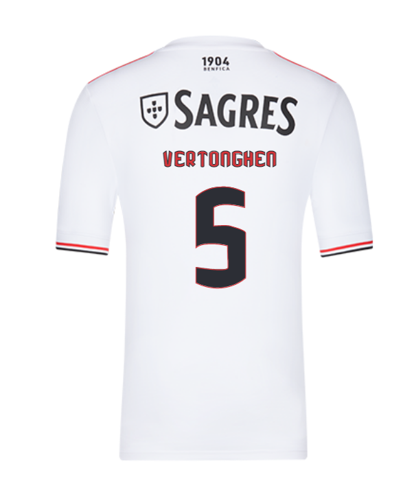 2021/22 Benfica Away Kit Soccer Jersey with Vertonghen 5 printing